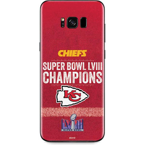 NFL Chiefs Super Bowl LVIII Champions Galaxy S8 Plus Skin